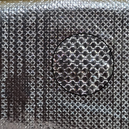 Silver Emboss Leather Gota Paper