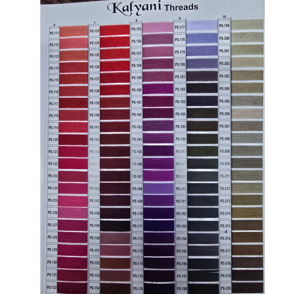 2/50 spun polyester (415+ shades) Shade Card