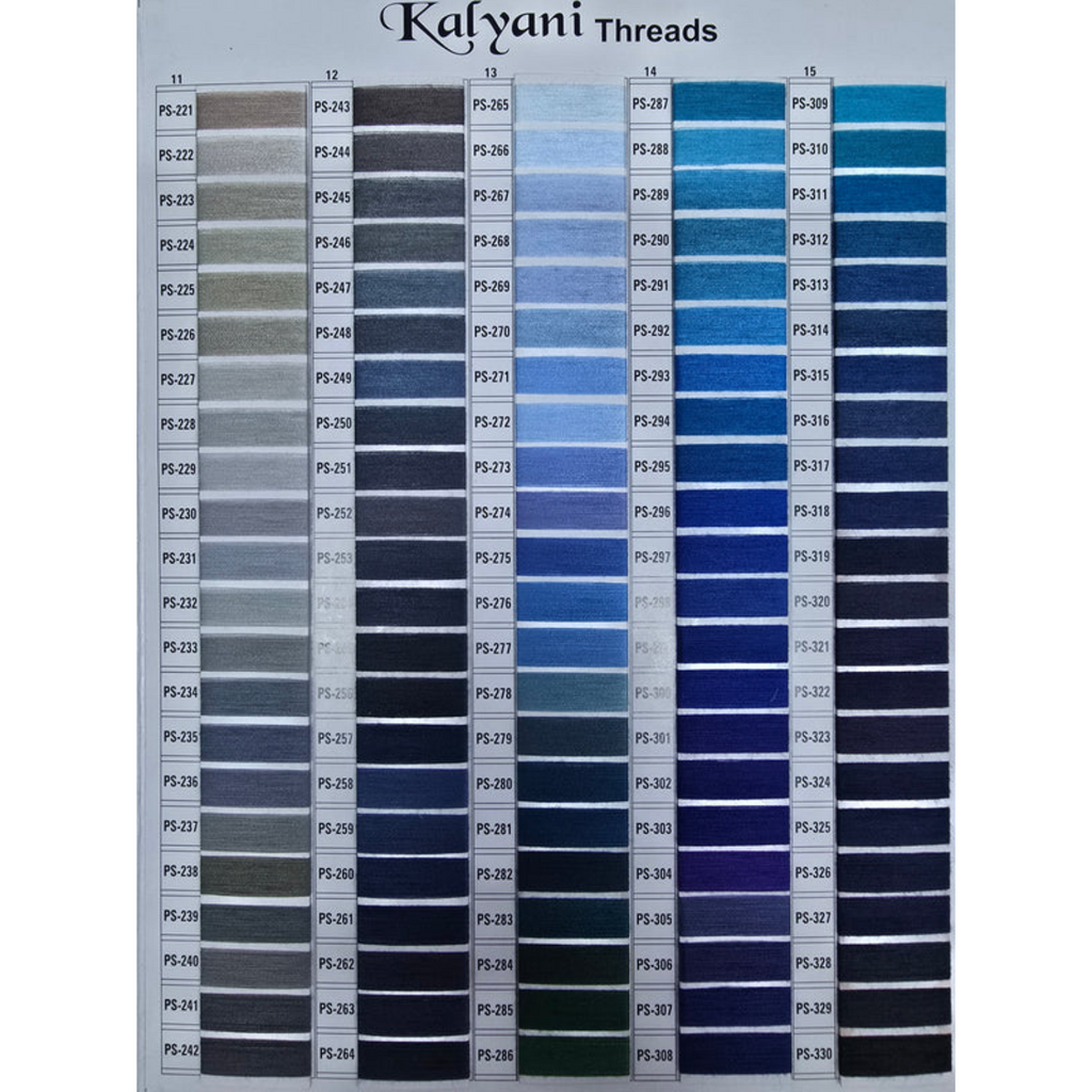 2/50 spun polyester (415+ shades) Shade Card